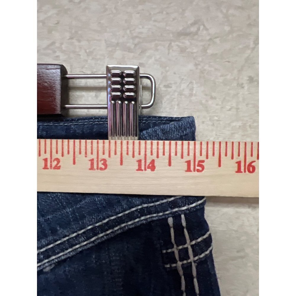 BKE Starlite Mid Rise Denim Blue Jeans Cut Off Pants Women's Size 28 - Picture 6 of 13